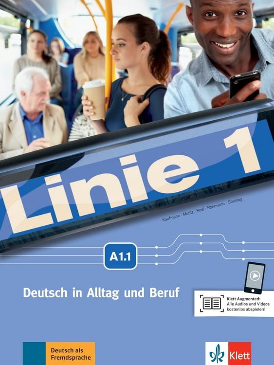 Produktbild: Linie 1 A1. Kurs- und &Uuml;bungsbuch mit DVD-ROM, Teil 1