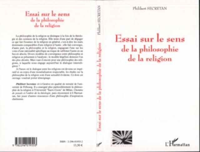 Produktbild: Essai sur le sens de la philosophie de l
