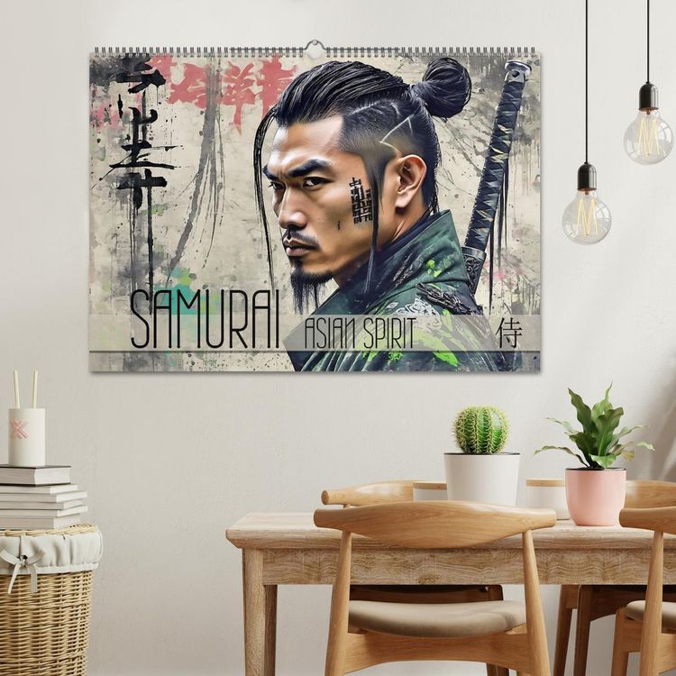 Produktbild: Samurai - Asian Spirit (Wandkalender 2026 DIN A2 quer), CALVENDO Monatskalender