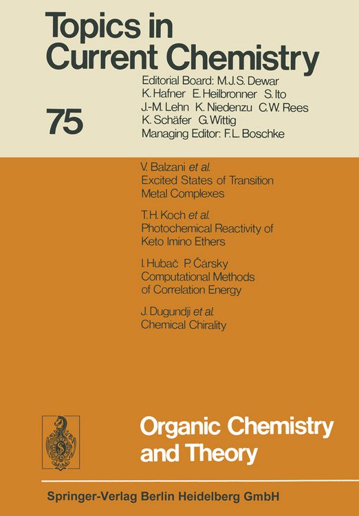 Produktbild: Organic Chemistry and Theory