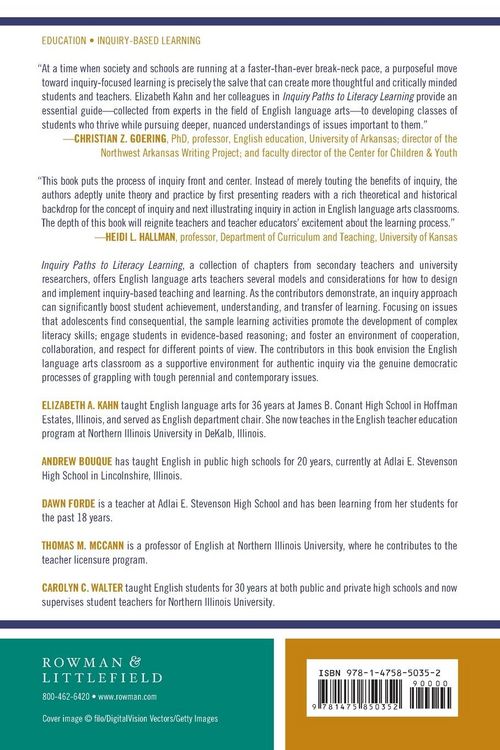 Produktbild: Inquiry Paths to Literacy Learning