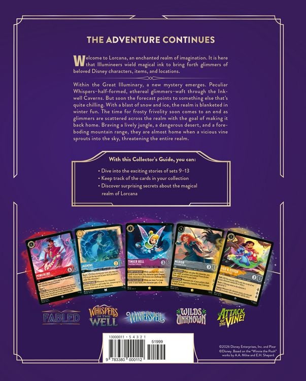Produktbild: Disney Lorcana Trading Card Game - Official Collector's Guide, Volume 3: Sets 9-13 EN