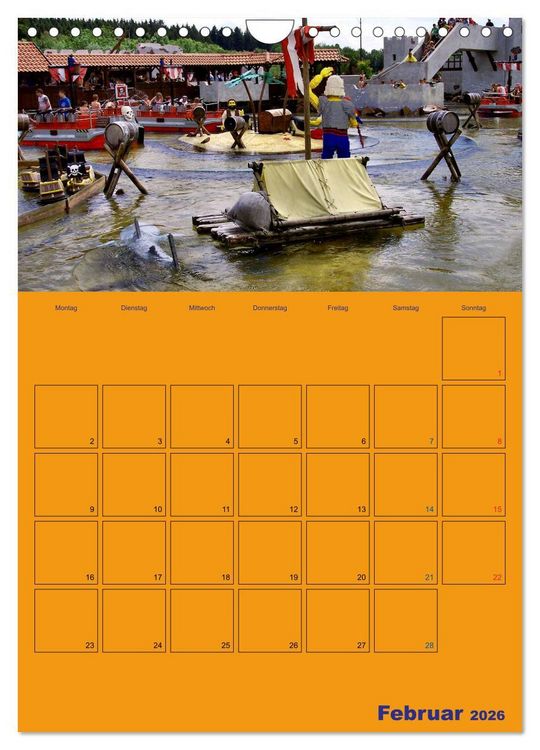 Produktbild: Freizeitparkmomente / Planer (Wandkalender 2026 DIN A4 hoch), CALVENDO Monatskalender