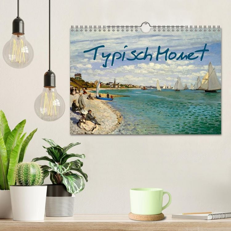 Produktbild: Typisch Monet (Wandkalender 2026 DIN A4 quer), CALVENDO Monatskalender