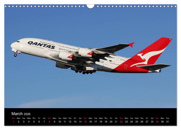 Produktbild: Big Jets (Wall Calendar 2026 DIN A3 landscape), CALVENDO 12 Month Wall Calendar