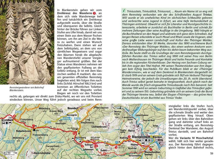 Produktbild: ROTHER Wanderf&uuml;hrer Rennsteig