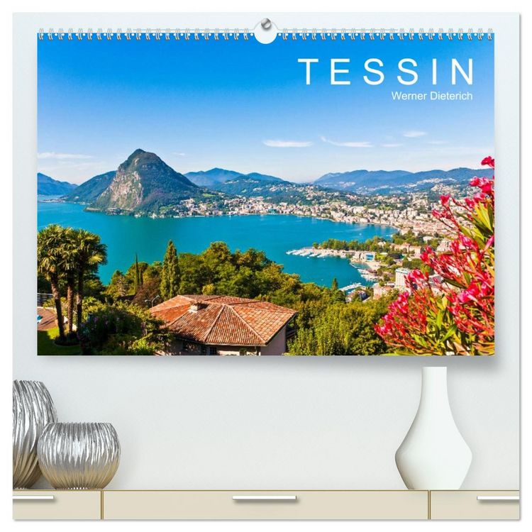 Produktbild: TESSIN Werner Dieterich (hochwertiger Premium Wandkalender 2026 DIN A2 quer), Kunstdruck in Hochglanz