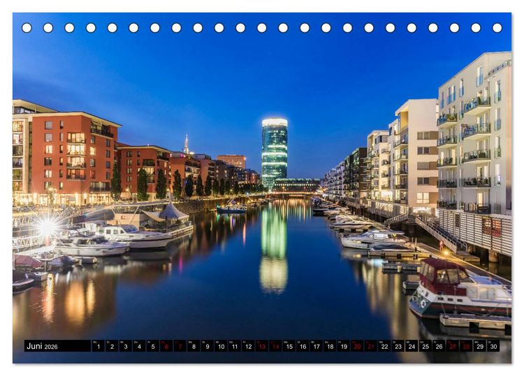 Produktbild: FRANKFURT Impressionen aus Mainhattan (Tischkalender 2026 DIN A5 quer), CALVENDO Monatskalender