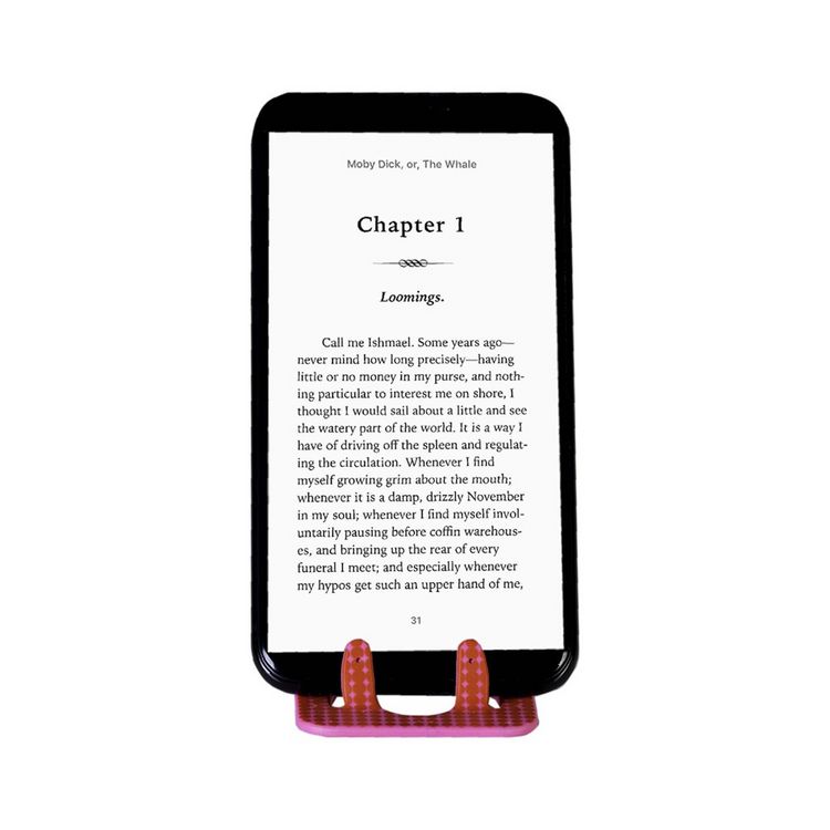 Produktbild: Flexistand (Pink Dots) - flexibler Handyaufsteller - f&uuml;r alle Handys und Mini-Tablets - superflach - stufenlos verstellbar - hochkant und quer - passt in jede Hosentasche