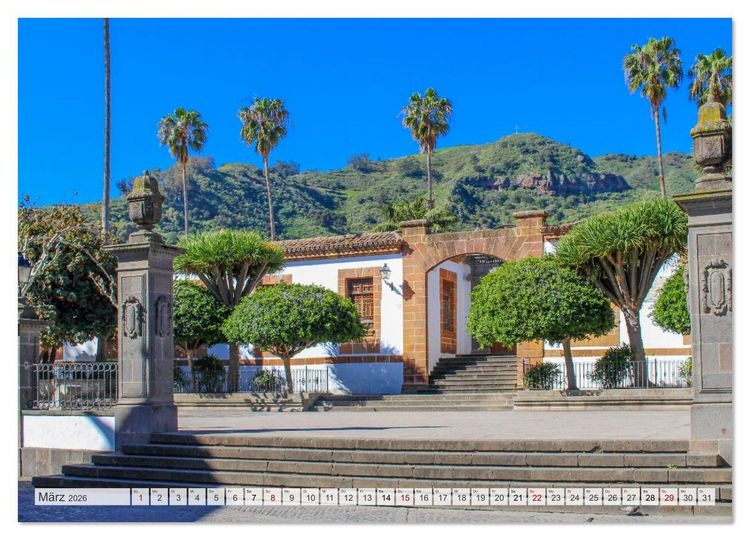 Produktbild: Gran Canaria &ndash; Natur trifft Geschichte (hochwertiger Premium Wandkalender 2026 DIN A2 quer), Kunstdruck in Hochglanz