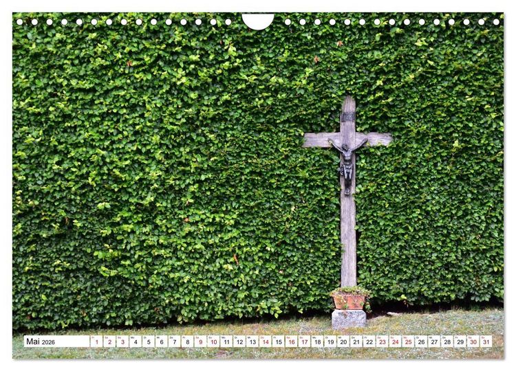 Produktbild: Kreuze und Kruzifixe rund um Simmerath in der Eifel (Wandkalender 2026 DIN A4 quer), CALVENDO Monatskalender