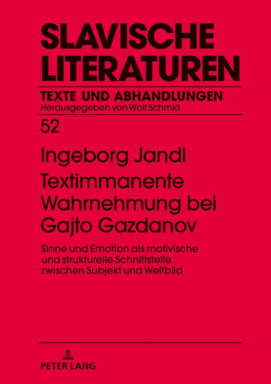 Produktbild: Textimmanente Wahrnehmung bei Gajto Gazdanov