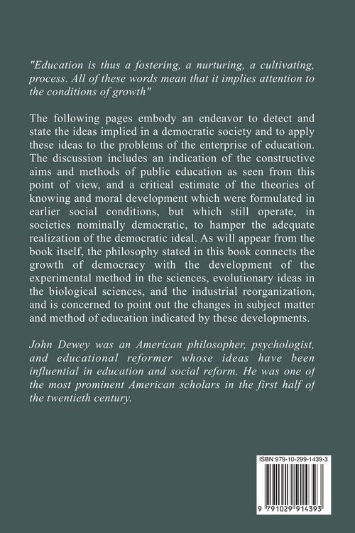 Produktbild: Democracy and Education