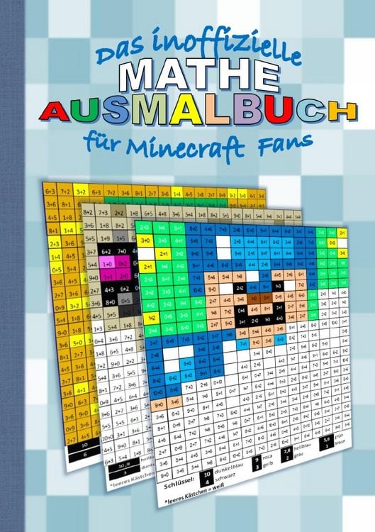 Produktbild: Das Inoffizielle Mathe Ausmalbuch f&uuml;r Minecraft Fans