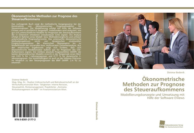 Produktbild: &Ouml;konometrische Methoden zur Prognose des Steueraufkommens