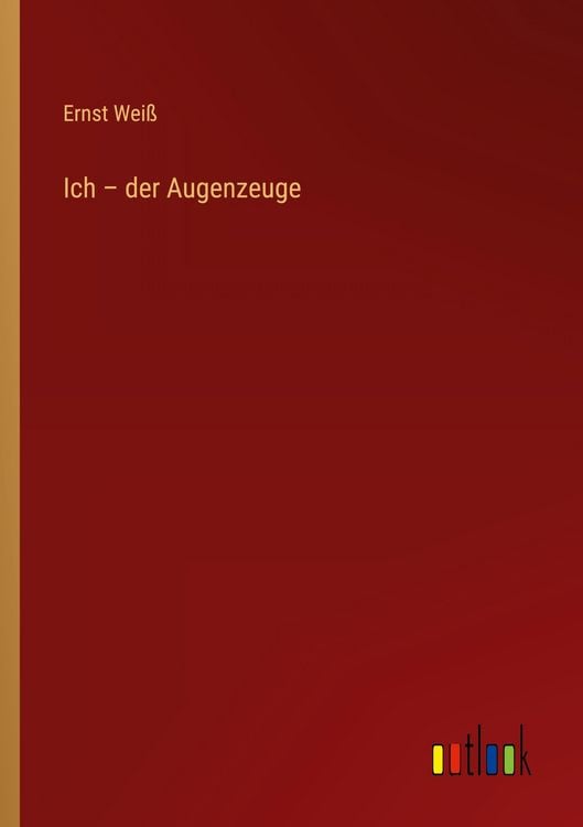 Produktbild: Ich - der Augenzeuge