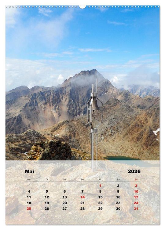 Produktbild: Bergwelten (hochwertiger Premium Wandkalender 2026 DIN A2 hoch), Kunstdruck in Hochglanz