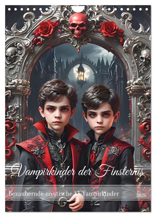 Produktbild: Vampirkinder der Finsternis (Wandkalender 2026 DIN A4 hoch), CALVENDO Monatskalender