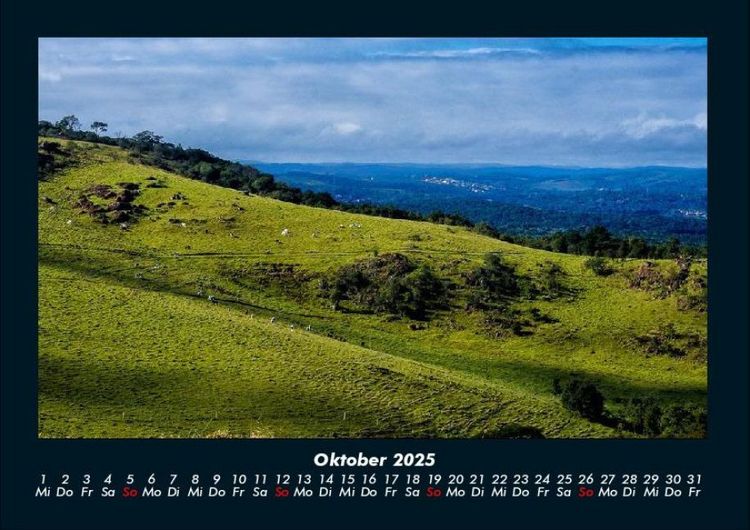 Produktbild: Naturlandschaften 2025 Fotokalender DIN A4