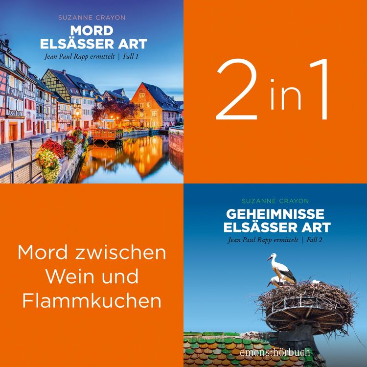 Produktbild: Elsass-Krimi-Serie: Jean Paul Rapp ermittelt (Band 1-2) - Paul Rapp ermittelt