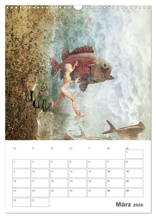 Produktbild: Surrealistische Reisen (Wandkalender 2026 DIN A3 hoch), CALVENDO Monatskalender