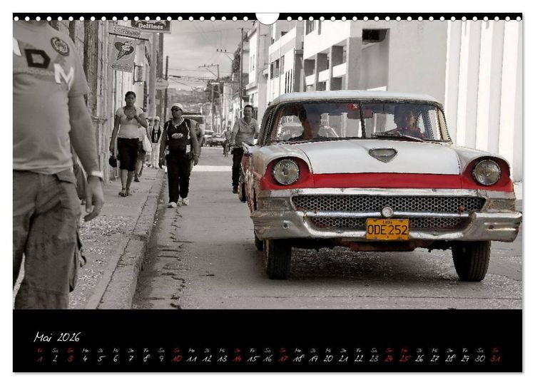 Produktbild: Kuba und die Oldtimer (Wandkalender 2026 DIN A3 quer), CALVENDO Monatskalender