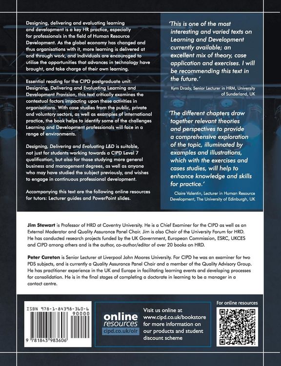 Produktbild: Designing, Delivering and Evaluating L&D