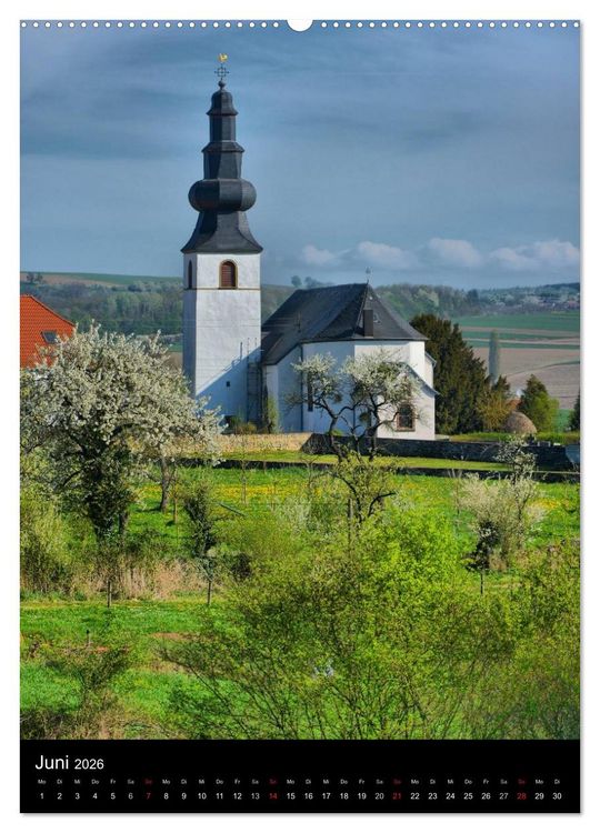 Produktbild: Sa(ar)krale Baukunst - Kirchenarchitektur im Saarland (Wandkalender 2026 DIN A2 hoch), CALVENDO Monatskalender