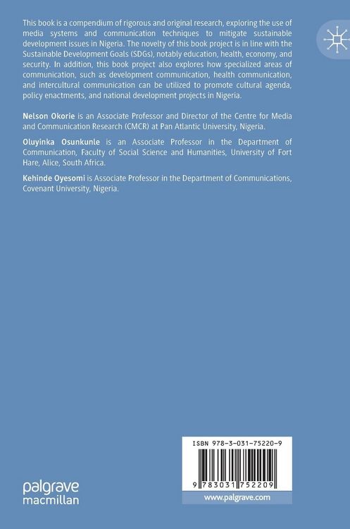 Produktbild: Media and Communication Systems for Sustainability in Nigeria