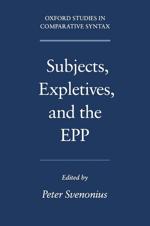 Produktbild: Subjects, Expletives, and the Epp