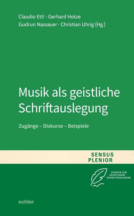 Produktbild: Musik als geistliche Schriftauslegung