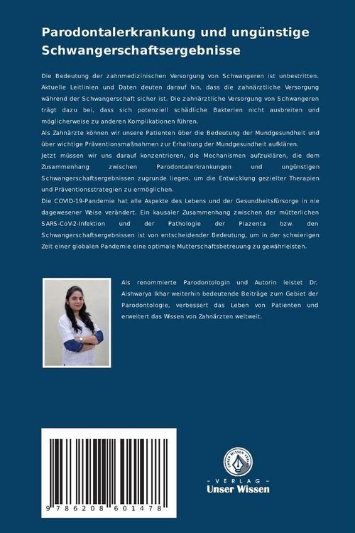 Produktbild: Parodontalerkrankung und ung&uuml;nstige Schwangerschaftsergebnisse