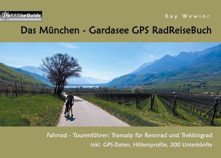 Produktbild: Das München - Gardasee GPS RadReiseBuch