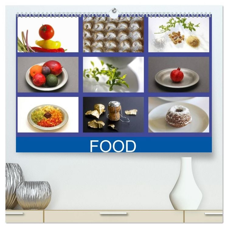 Produktbild: Food (hochwertiger Premium Wandkalender 2026 DIN A2 quer), Kunstdruck in Hochglanz