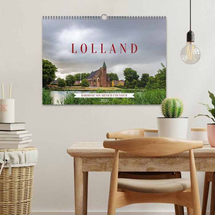 Produktbild: Lolland - Harmonie von Mensch und Natur (Wandkalender 2026 DIN A3 quer), CALVENDO Monatskalender
