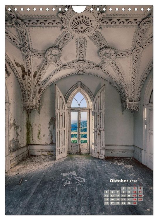 Produktbild: Lost Places - morbide Sch&ouml;nheiten (Wandkalender 2026 DIN A4 hoch), CALVENDO Monatskalender
