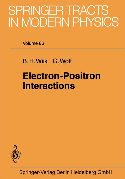 Produktbild: Electron-Positron Interactions