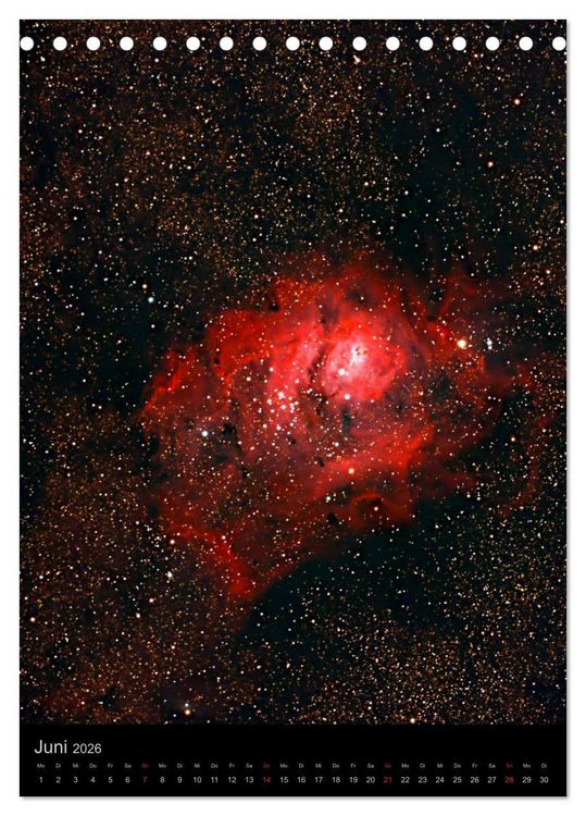 Produktbild: Sch&ouml;nheit des Universums (Tischkalender 2026 DIN A5 hoch), CALVENDO Monatskalender