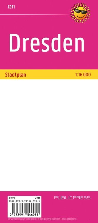 Produktbild: Publicpress Stadtplan Dresden 1:16.000