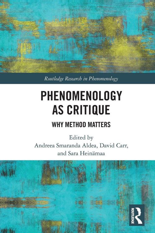 Produktbild: Phenomenology as Critique