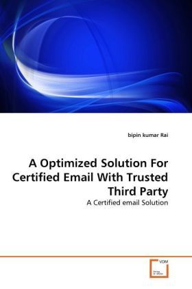 Produktbild: Rai, b: Optimized Solution For Certified Email With Trusted