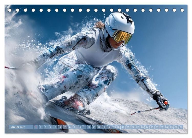 Produktbild: Gro&szlig;e Momente des Sports (Tischkalender 2027 DIN A5 quer), CALVENDO Monatskalender