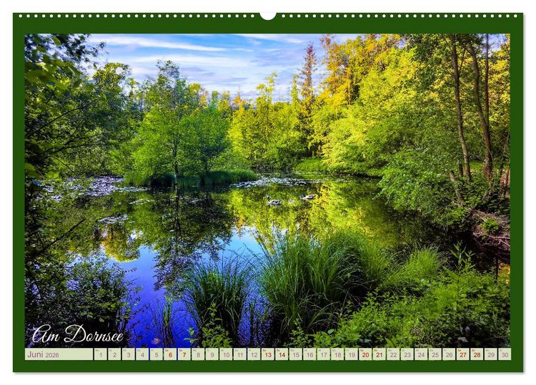 Produktbild: Dreieich Natur Pur (hochwertiger Premium Wandkalender 2026 DIN A2 quer), Kunstdruck in Hochglanz