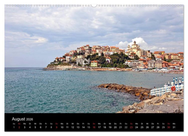 Produktbild: Ligurien - die italienische Riviera (Wandkalender 2026 DIN A2 quer), CALVENDO Monatskalender