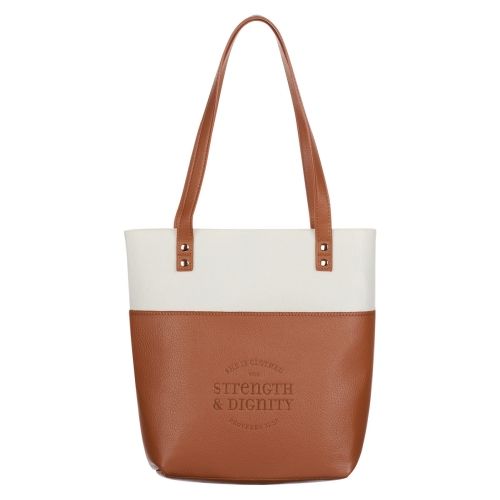 Produktbild: Bible Tote Strength & Dignity Prov. 31:25