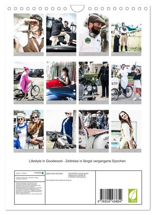 Produktbild: Lifestyle in Goodwood - Zeitreise in l&auml;ngst vergangene Epochen (Wandkalender 2026 DIN A4 hoch), CALVENDO Monatskalender