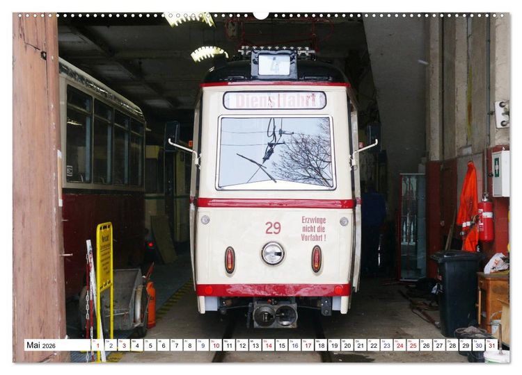 Produktbild: LOWA-Stra&szlig;enbahnen Naumburg-Gera-Sta&szlig;furt-Frankfurt/Oder (Wandkalender 2026 DIN A2 quer), CALVENDO Monatskalender
