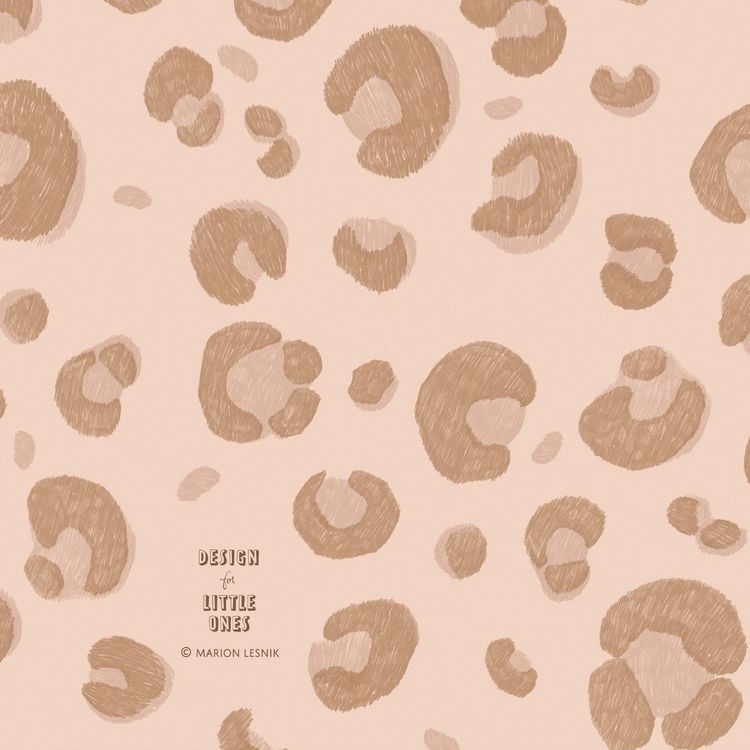 Produktbild: Scriptum Schreibtischunterlage f&uuml;r Kinder Leoparden Muster - 60 x 40 cm - aus premium Vinyl