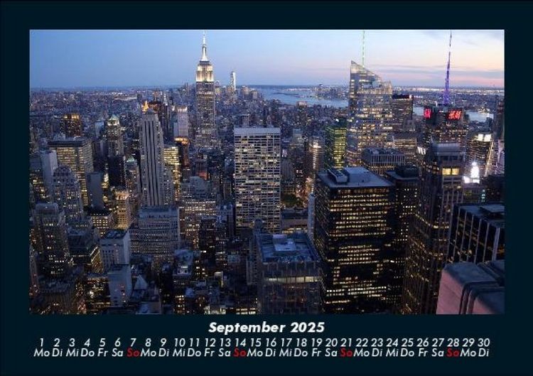 Produktbild: New York 2025 Fotokalender DIN A5