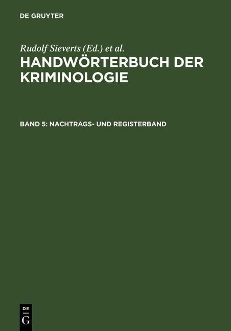 Produktbild: Nachtrags- und Registerband